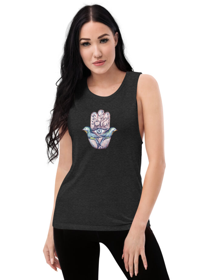 Spiritual Hamsa Women’s Muscle Tank