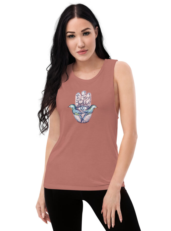 Spiritual Hamsa Women’s Muscle Tank