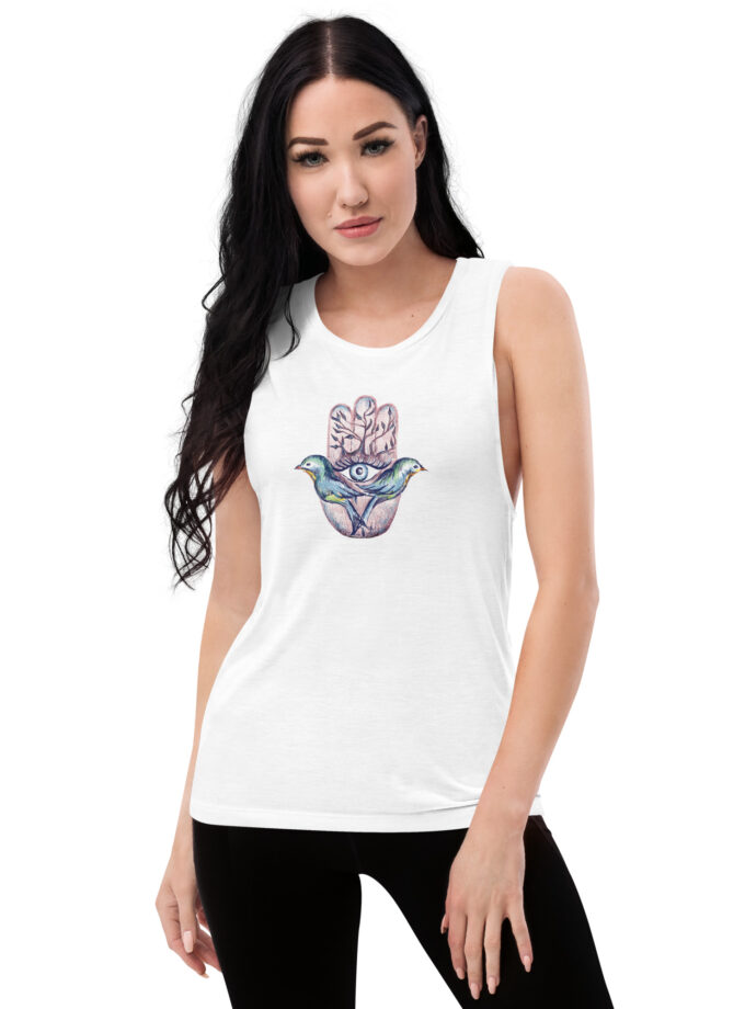 Spiritual Hamsa Women’s Muscle Tank
