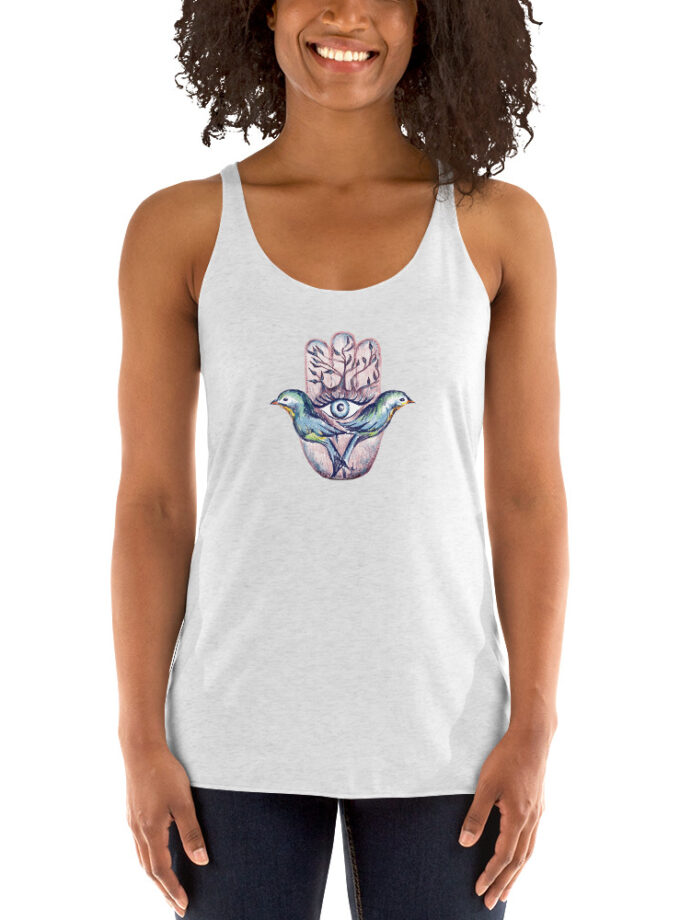 Spiritual Hamsa Women's Racerback Tank