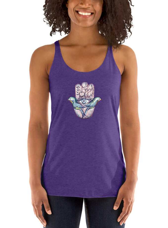 Spiritual Hamsa Women's Racerback Tank