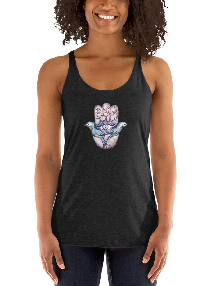 Spiritual Hamsa Women's Racerback Tank