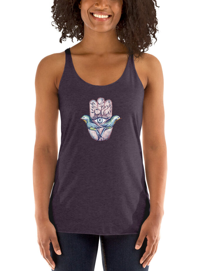 Spiritual Hamsa Women's Racerback Tank
