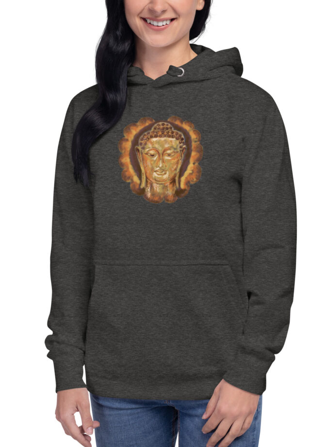 Hand Illustrated Golden Buddha Hoodie