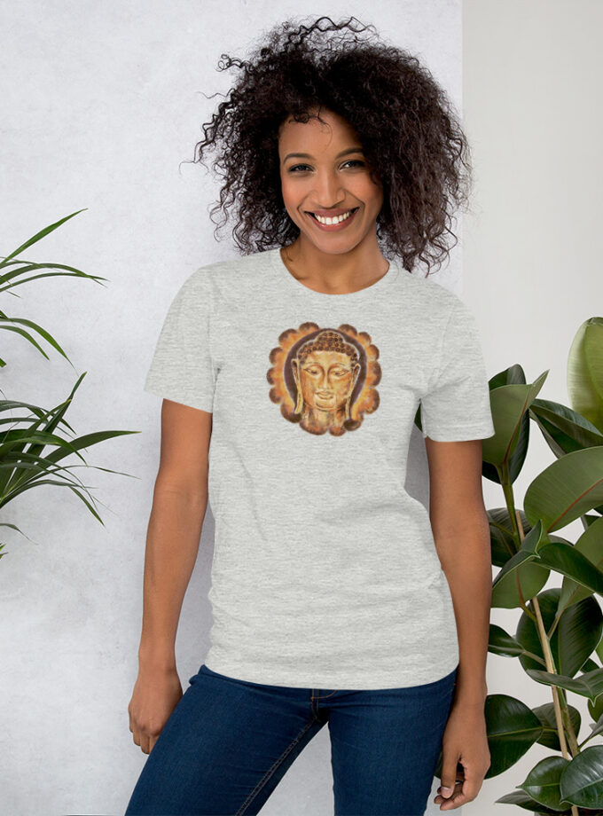 Hand Illustrated Golden Buddha T-Shirt