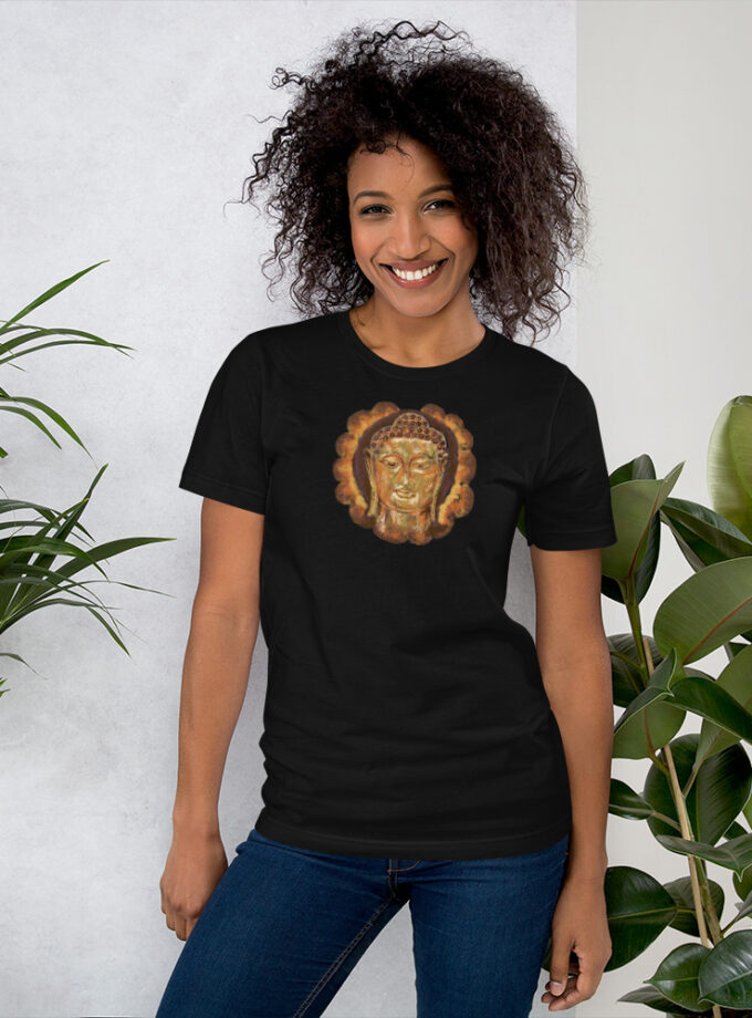 Hand Illustrated Golden Buddha T-Shirt