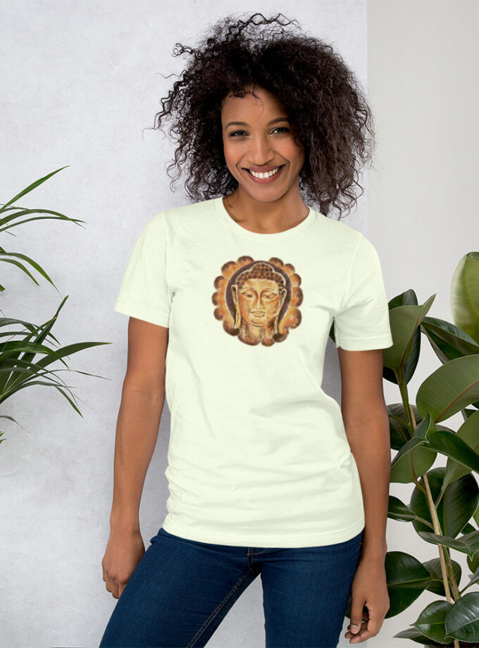 Hand Illustrated Golden Buddha T-Shirt