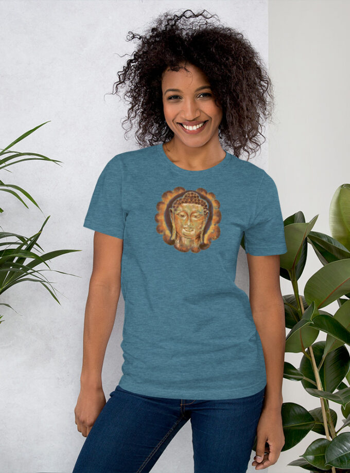 Hand Illustrated Golden Buddha T-Shirt