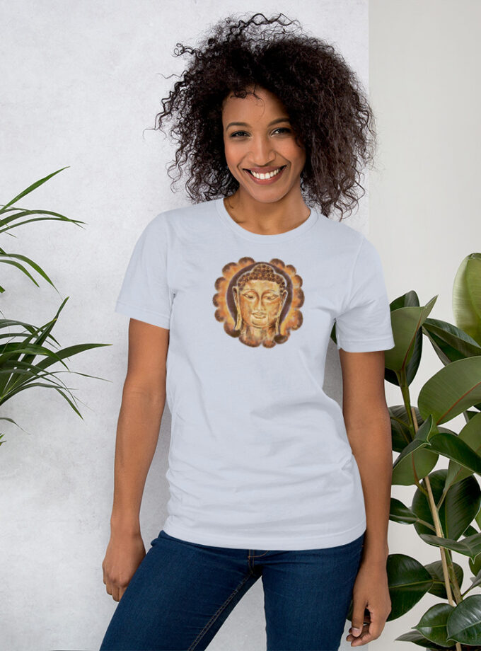 Hand Illustrated Golden Buddha T-Shirt