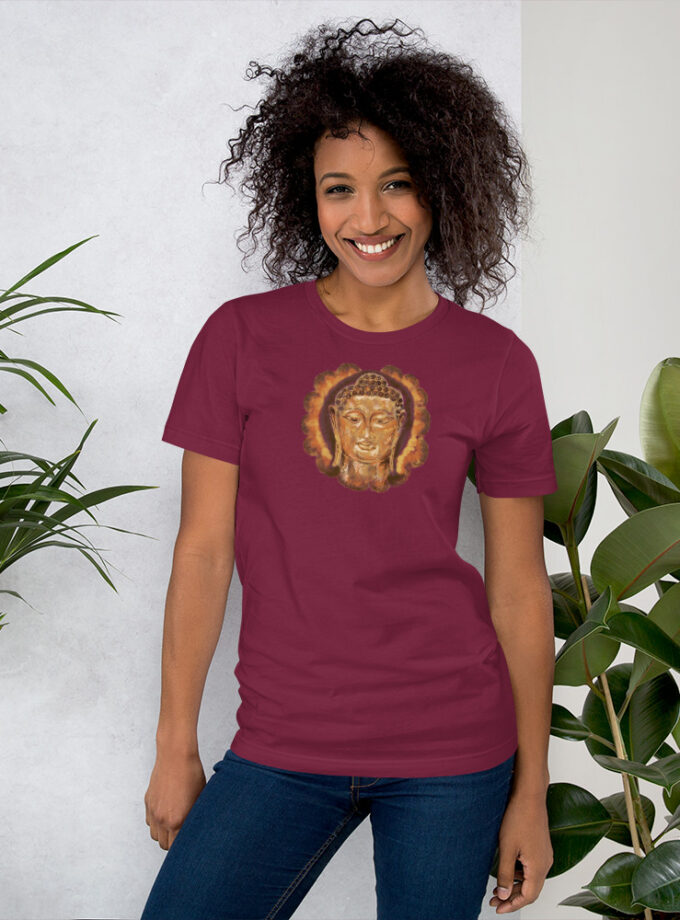 Hand Illustrated Golden Buddha T-Shirt