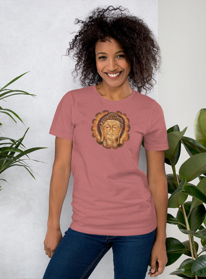 Hand Illustrated Golden Buddha T-Shirt