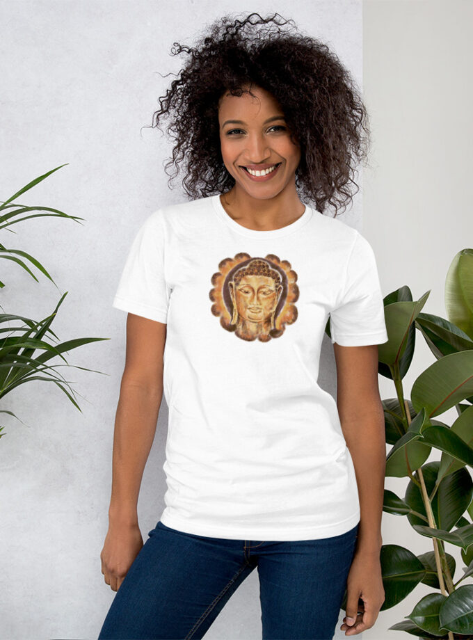 Hand Illustrated Golden Buddha T-Shirt