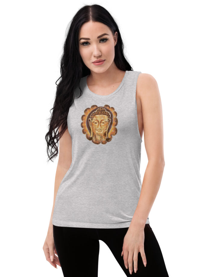 Golden Buddha Women's Muscle Tank