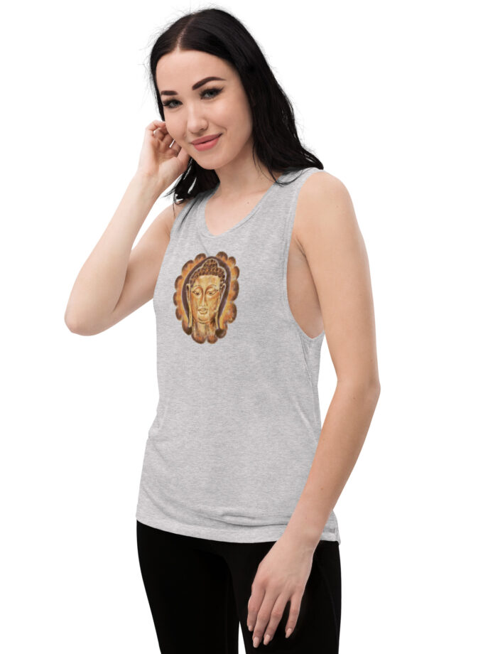 Golden Buddha Women's Muscle Tank