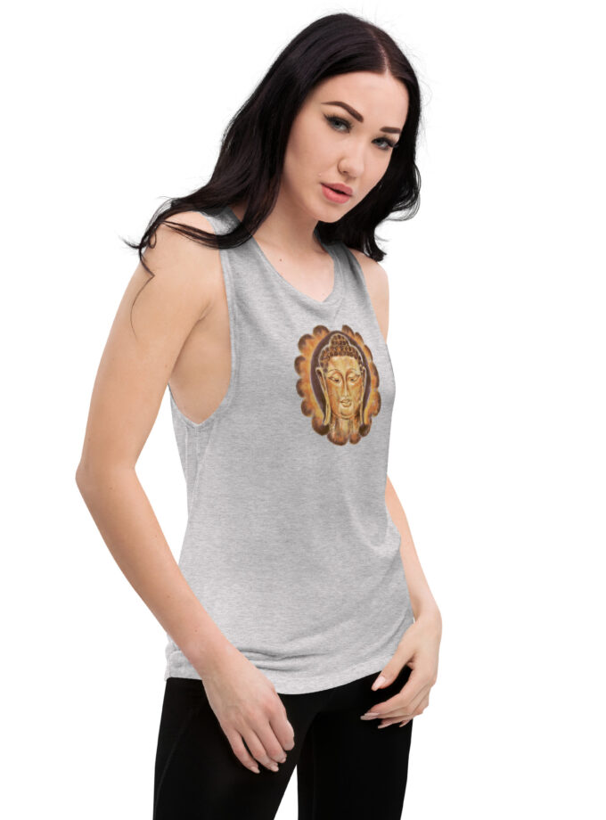 Golden Buddha Women's Muscle Tank