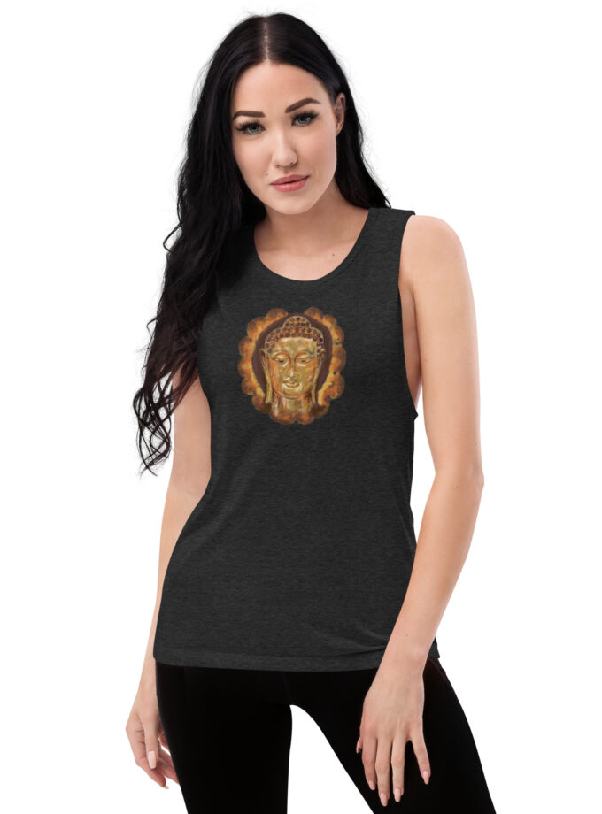 Golden Buddha Women's Muscle Tank