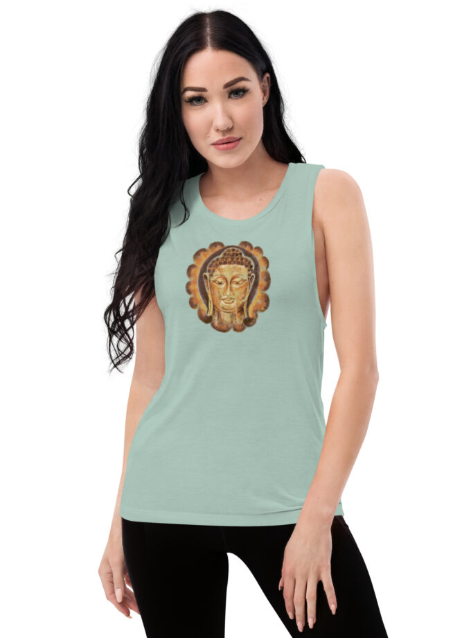 Golden Buddha Women's Muscle Tank