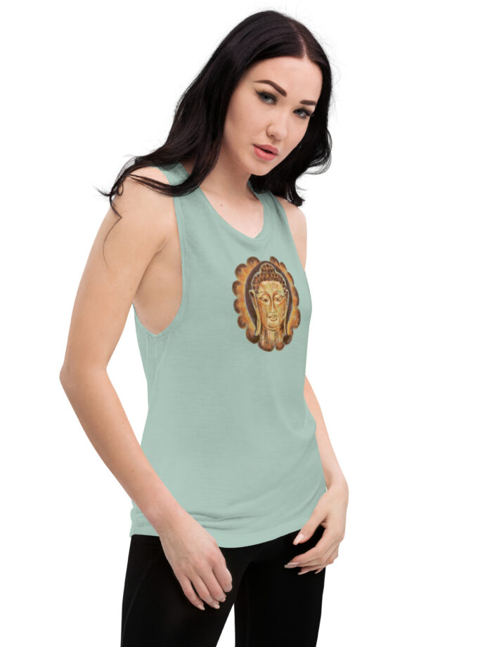 Golden Buddha Women's Muscle Tank