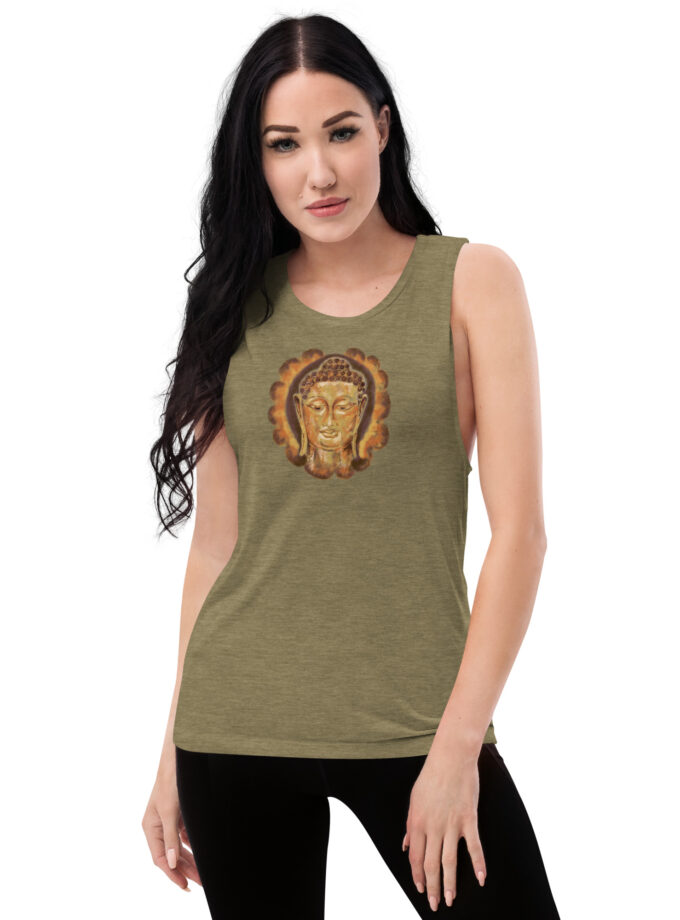 Golden Buddha Women's Muscle Tank