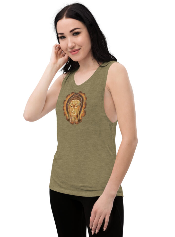 Golden Buddha Women's Muscle Tank
