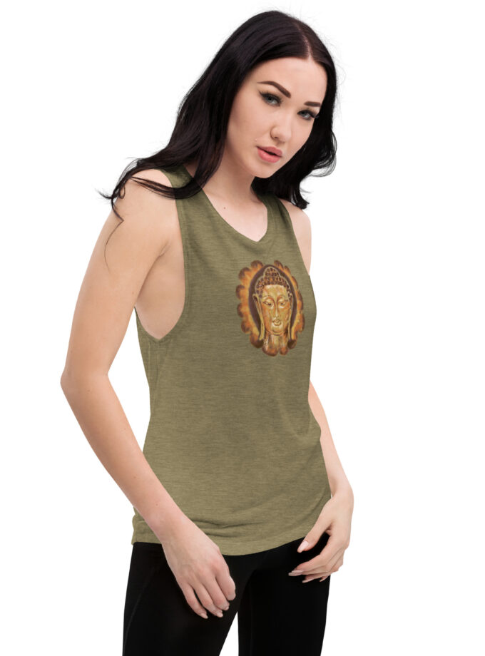 Golden Buddha Women's Muscle Tank