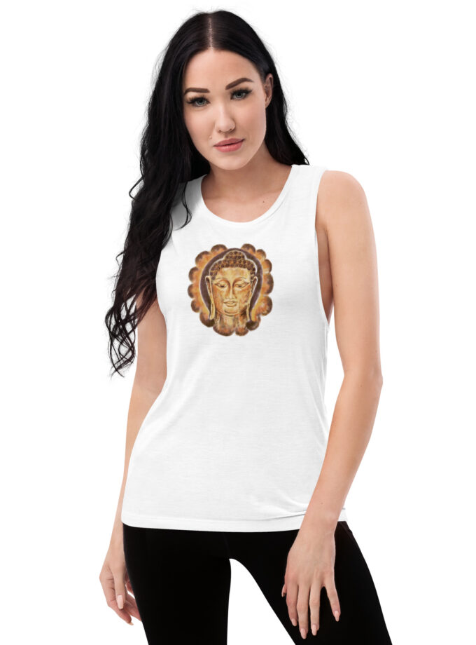 Golden Buddha Women's Muscle Tank