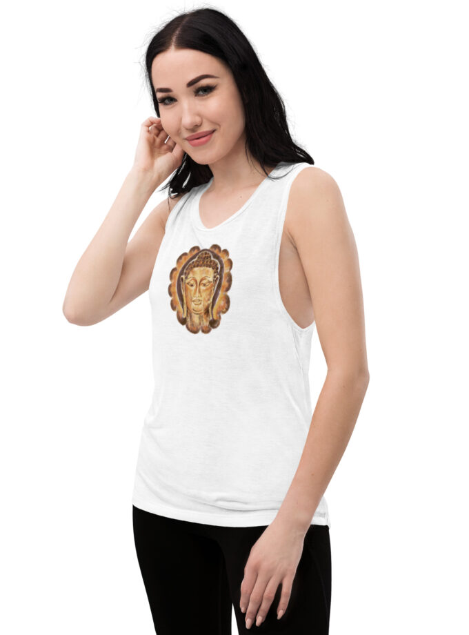 Golden Buddha Women's Muscle Tank