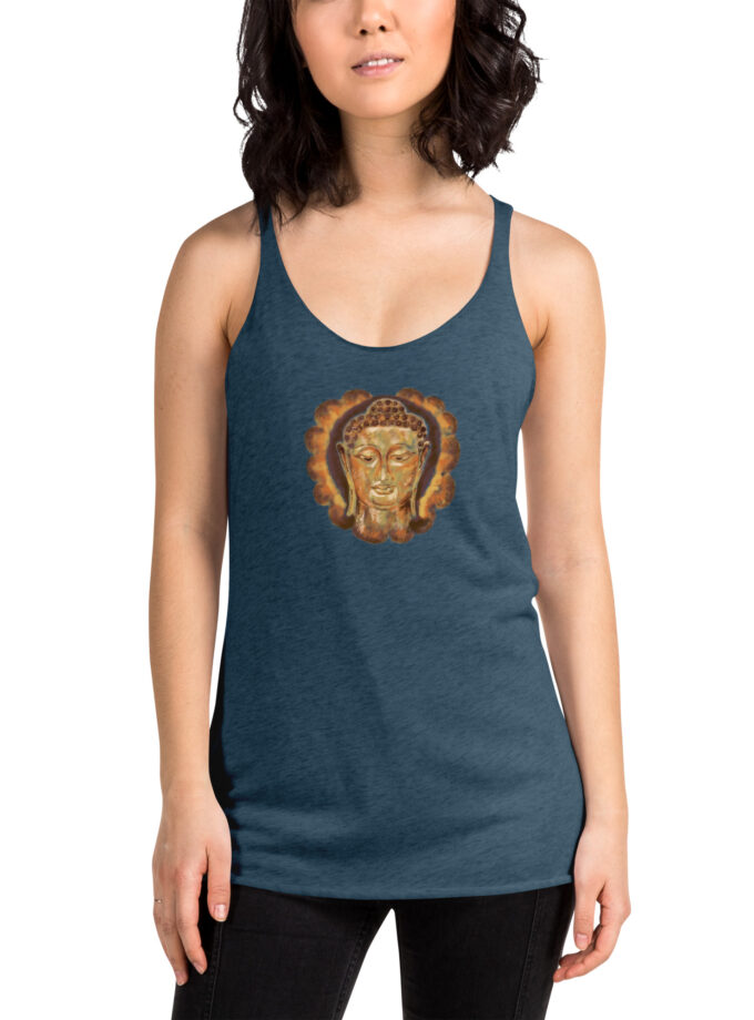 Golden Buddha Women's Racerback Tank