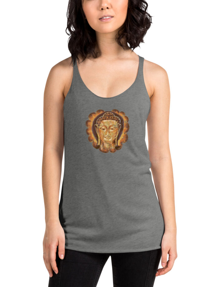 Golden Buddha Women's Racerback Tank