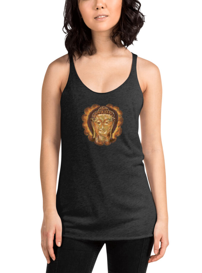 Golden Buddha Women's Racerback Tank