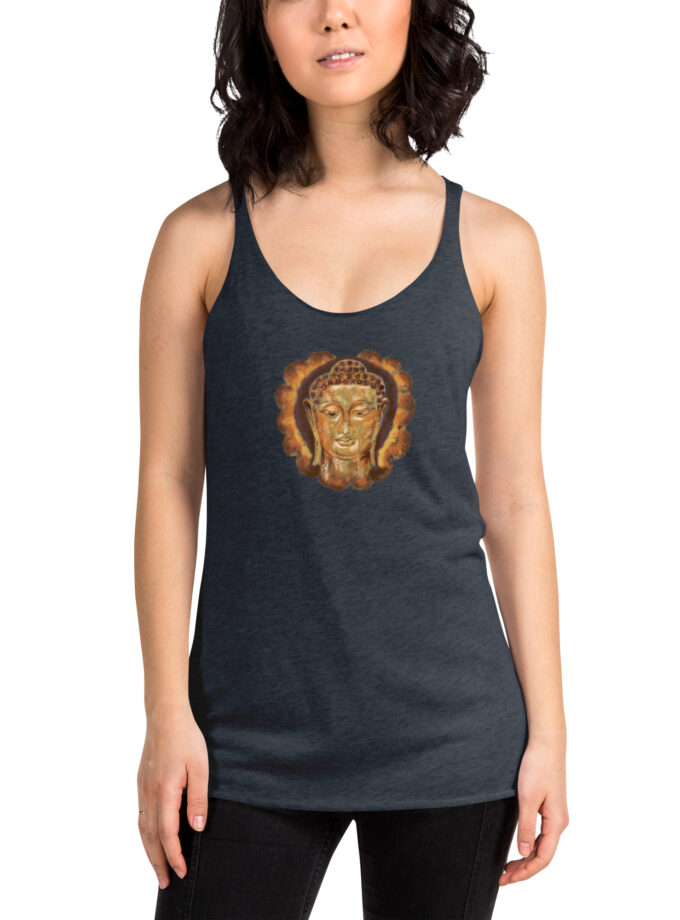 Golden Buddha Women's Racerback Tank