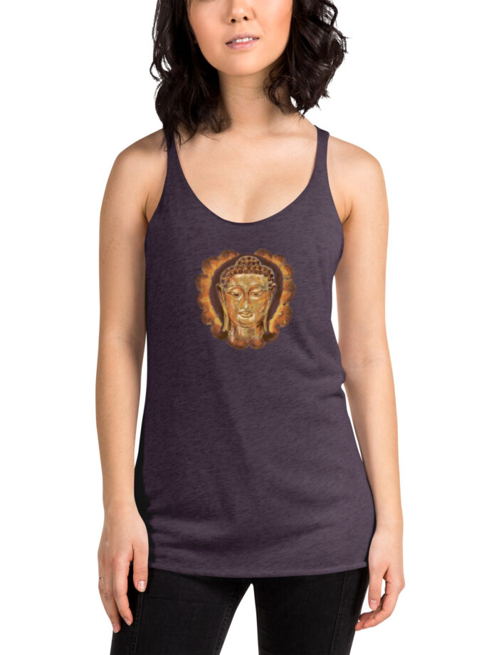 Golden Buddha Women's Racerback Tank