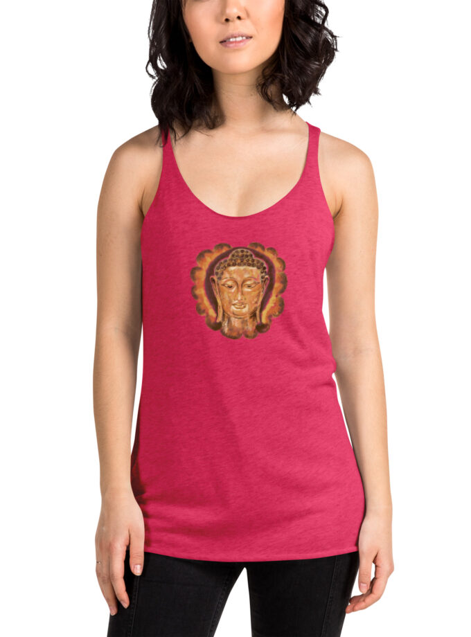 Golden Buddha Women's Racerback Tank