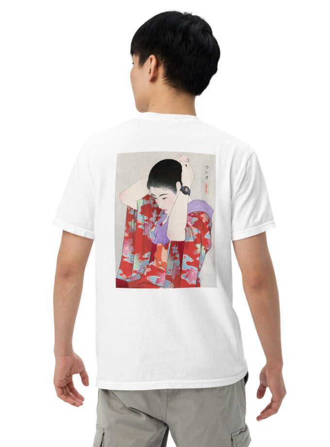 G-Shock DW-5000C Ukiyo-e Japanese Art T-Shirt with Embroidered Logo