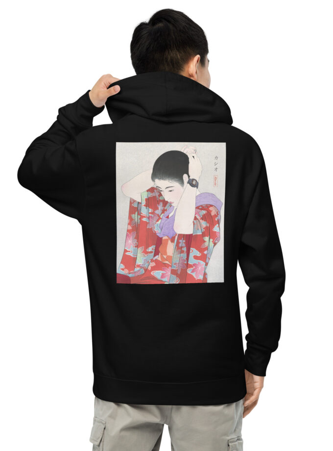 G-Shock DW-5000C Ukiyo-e Japanese Art Hoodie with Embroidered Logo