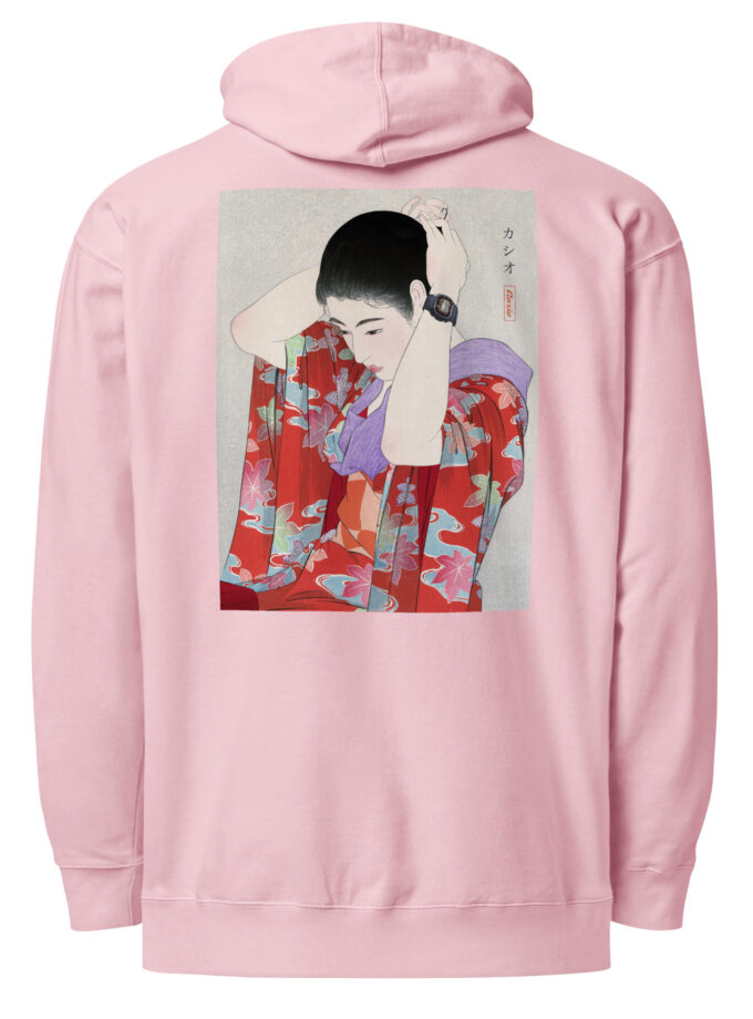 G-Shock DW-5000C Ukiyo-e Japanese Art Hoodie with Embroidered Logo