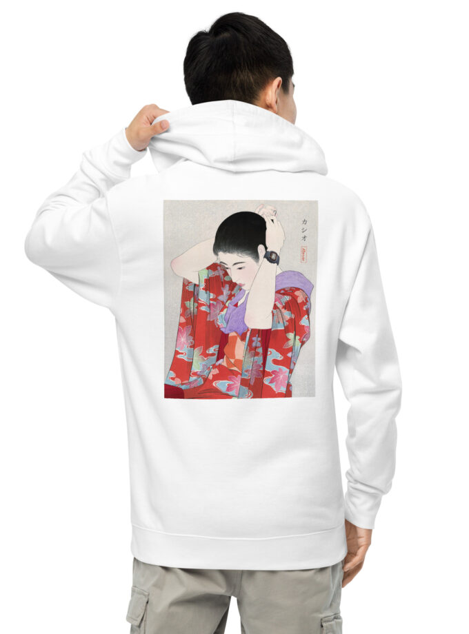 G-Shock DW-5000C Ukiyo-e Japanese Art Hoodie with Embroidered Logo