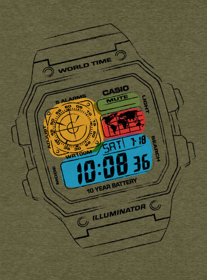 CASIO ROYALE AE1200 Colors T-Shirt