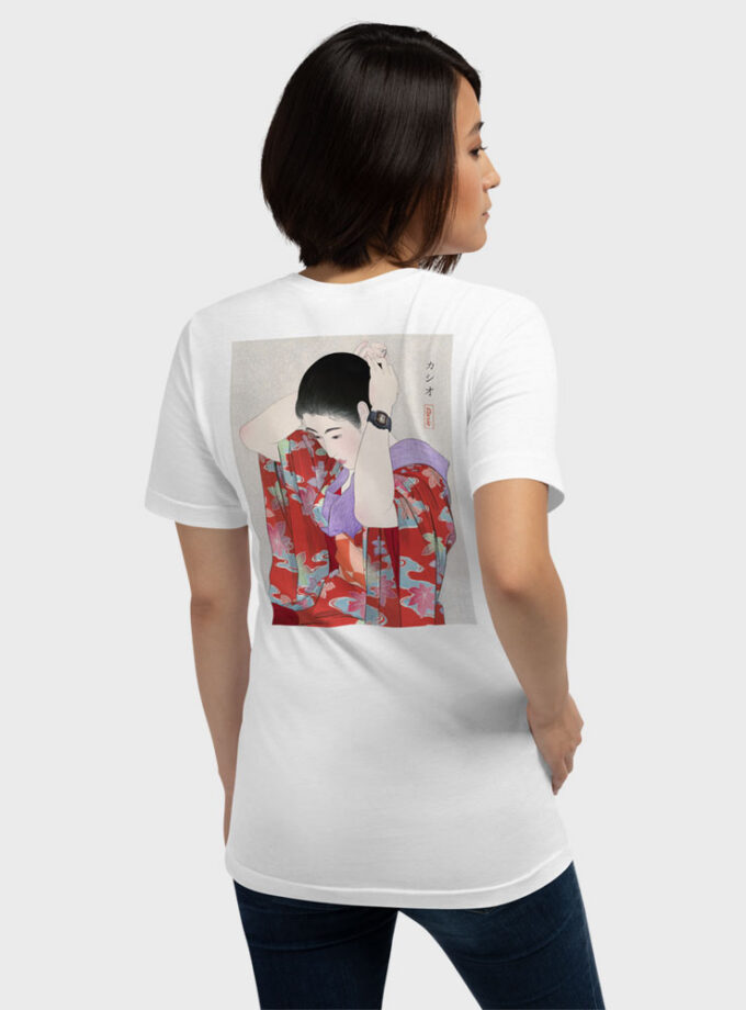 G-SHOCK DW-5000C Ukiyo-e Japanese Art T-Shirt with Embroidery