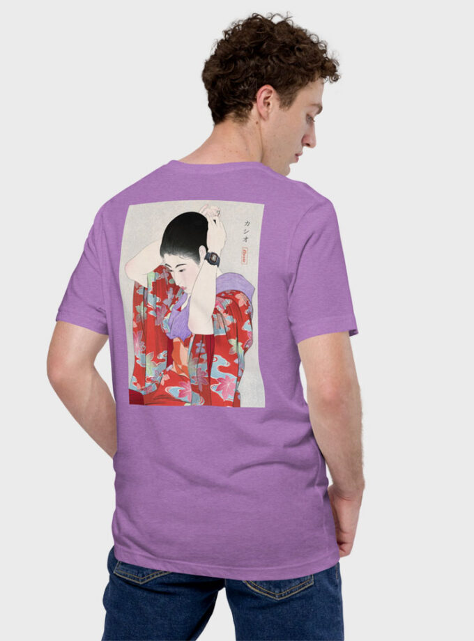G-SHOCK DW-5000C Ukiyo-e Japanese Art T-Shirt with Embroidery