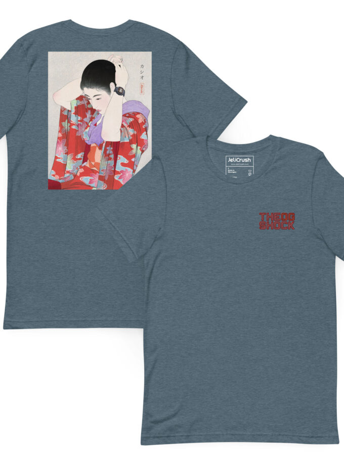 G-SHOCK DW-5000C Ukiyo-e Japanese Art T-Shirt with Embroidery
