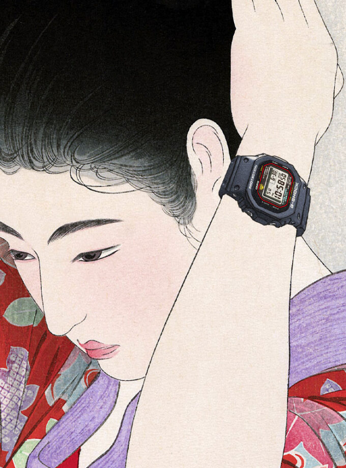 G-SHOCK DW-5000C Ukiyo-e Japanese Art T-Shirt