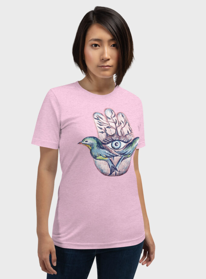 Lovebirds Hamsa Relaxed Fit T-Shirt