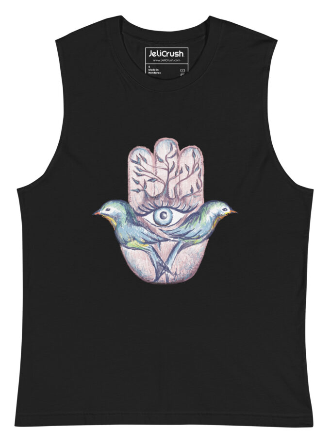 Lovebirds Hamsa Muscle Shirt