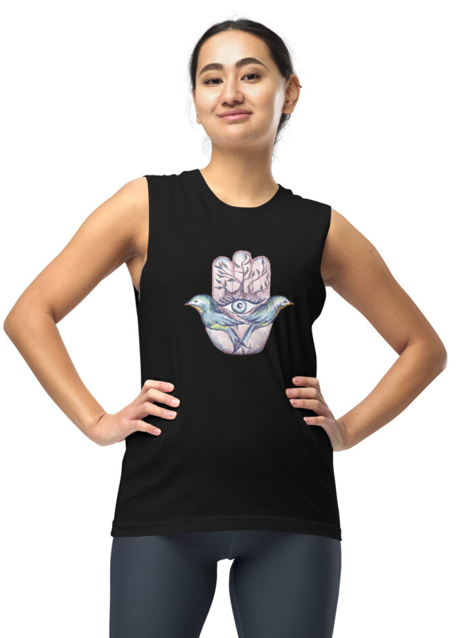 Lovebirds Hamsa Muscle Shirt