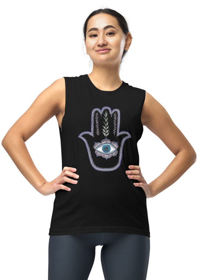 Olive Branch Hamsa Muscle Shirt