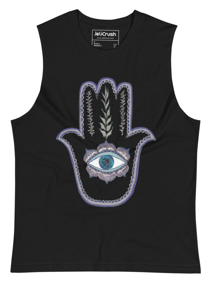Olive Branch Hamsa Muscle Shirt