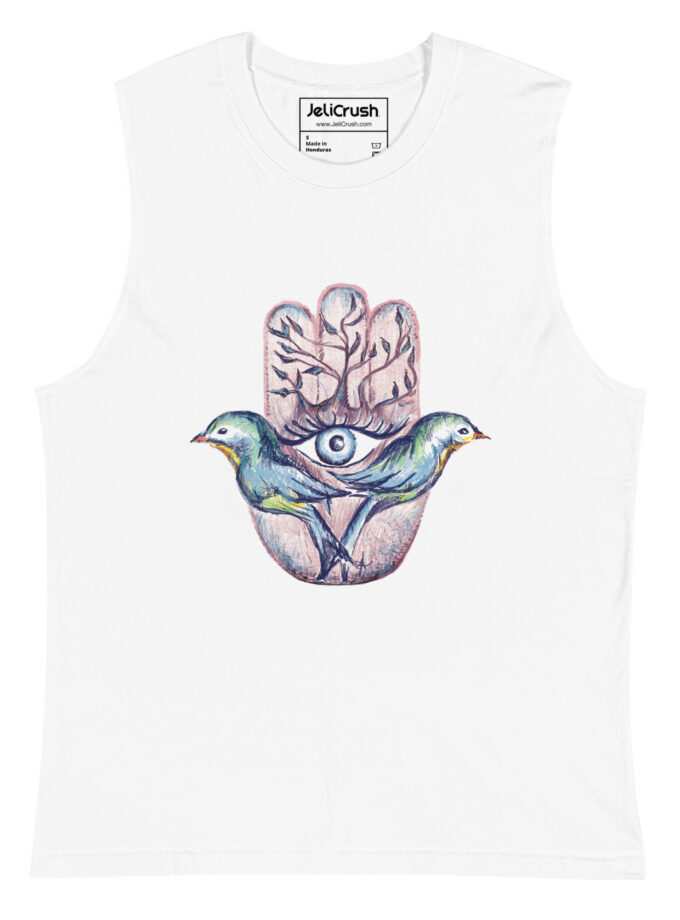 Lovebirds Hamsa Muscle Shirt