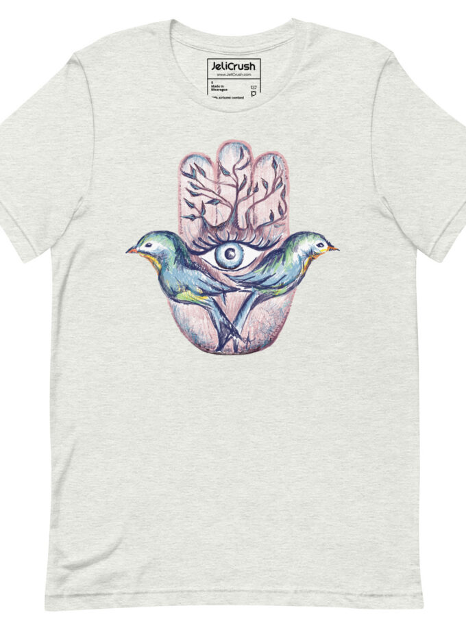Lovebirds Hamsa Relaxed Fit T-Shirt