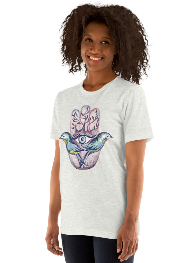 Lovebirds Hamsa Relaxed Fit T-Shirt